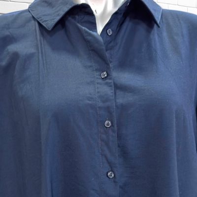 **HOY** Vestido camisero GINA COLLECTION color Azul marino Talla 44
