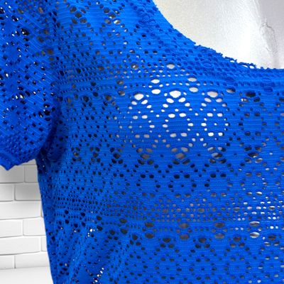 **HOY** Vestido playero ESMARA color Azul Talla M (pequeña)