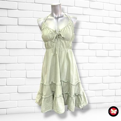 **HOY** Vestido halter SHEIN color Verde salvia Talla S