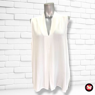 **HOY** Blusa sin mangas color Blanco Talla ÚNICA