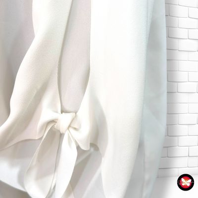 **HOY** Blusa de media manga con lazos ESPRIT color Blanco Talla 42