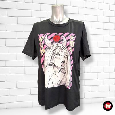 **HOY** Camiseta de manga corta color Negro Talla XL (pequeña)