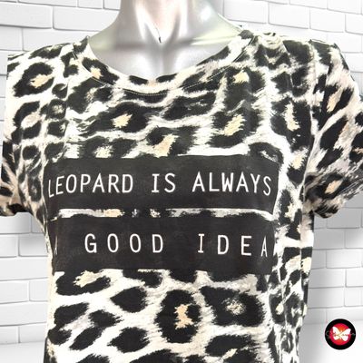 **HOY** Camiseta de manga corta PAGE ONE color Animal print Talla S