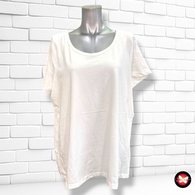 **HOY** Camiseta de manga corta básica GINA color Blanco Talla 46