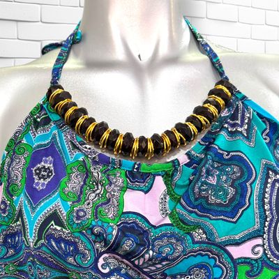 **HOY** Mono largo escote halter YESSICA color Varios Talla L (grande)