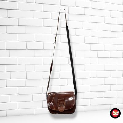**HOY** Bolso bandolera de piel color Marrón Talla PEQUEÑO