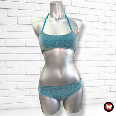 **HOY** Bikini de lurex CALZEDONIA color Turquesa Talla XS