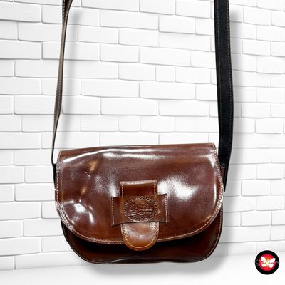 **HOY** Bolso bandolera de piel color Marrón Talla PEQUEÑO