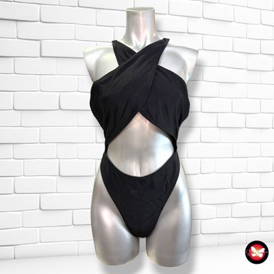 **HOY** Bañador entero SHEIN color Negro Talla M