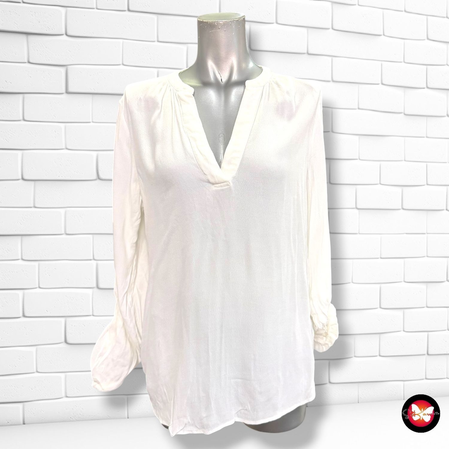 Blusa de manga larga S.OLIVER color Blanco Talla 36