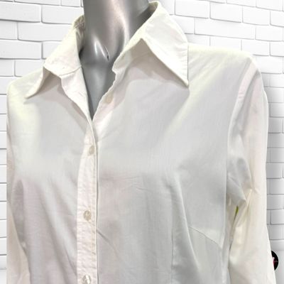 **HOY** Camisa básica de manga larga HALLHUBER color Blanco Talla 38