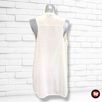 **HOY** Camisa sin mangas H&M color Hueso Talla S