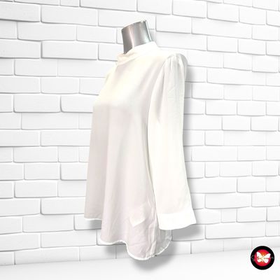 **HOY** Blusa de media manga traslúcida ONLY color Blanco Talla 38