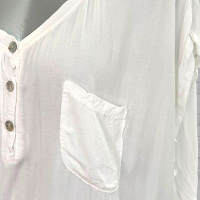 **HOY** Blusa sin mangas color Blanco Talla ÚNICA GRANDE