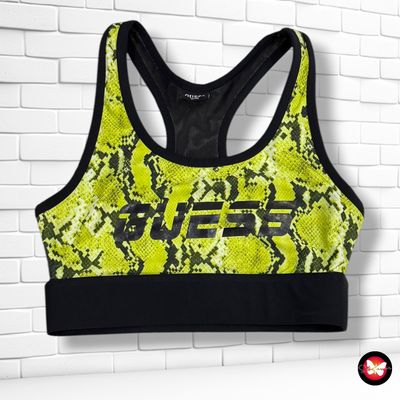 **HOY** Top deportivo GUESS color Neón y negro Talla M