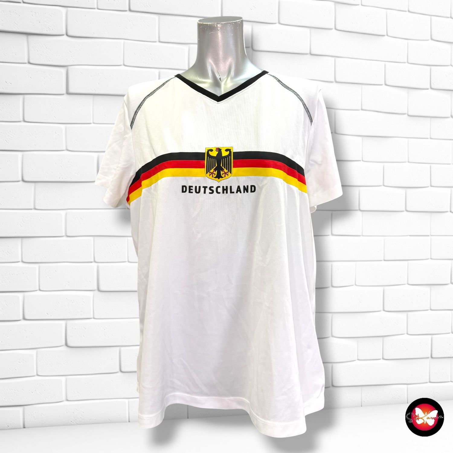 Camiseta fútbol ALEMANIA CRIVIT color Blanco Talla L