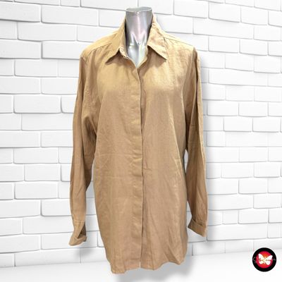 **HOY** Camisa de lino COS color Camel Talla 44