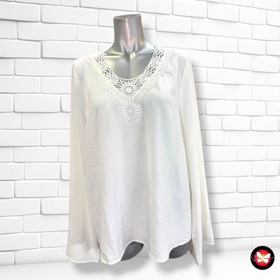 **HOY** Blusa de manga larga VERO MODA color Blanco Talla M