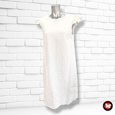 **HOY** Vestido con volantes MANGO color Blanco Talla S