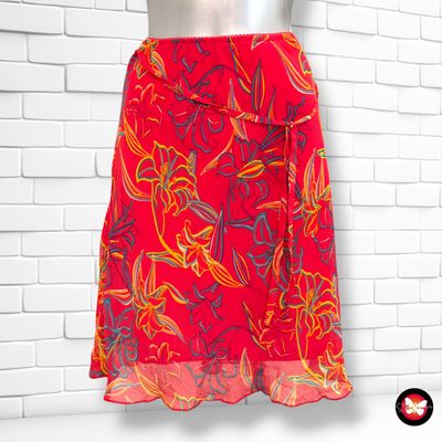 **HOY** Falda de gasa BLUE MOTION color Rojo y varios Talla L