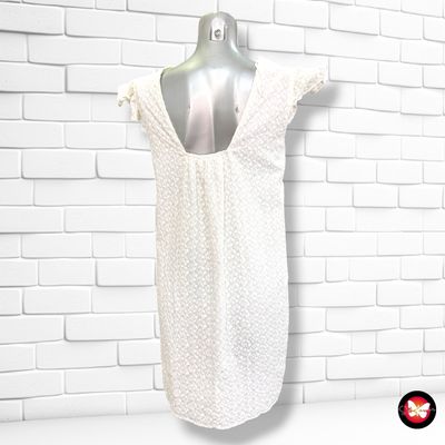 **HOY** Vestido con volantes MANGO color Blanco Talla S