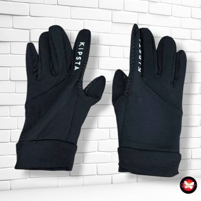 Guantes deportivos antideslizantes KIPSTA color Negro Talla S/M