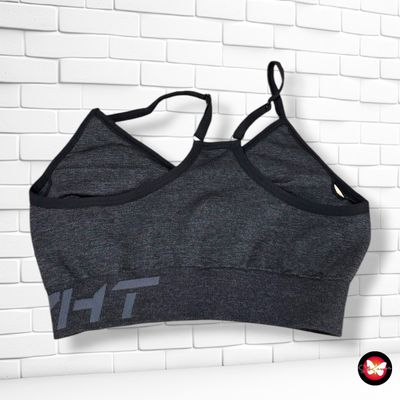 Top deportivo ARISE SCRUNCH color Gris Talla S