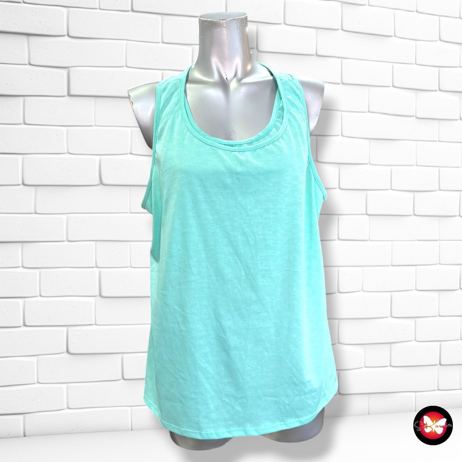 Camiseta deportiva TCHIBO color Turquesa Talla M