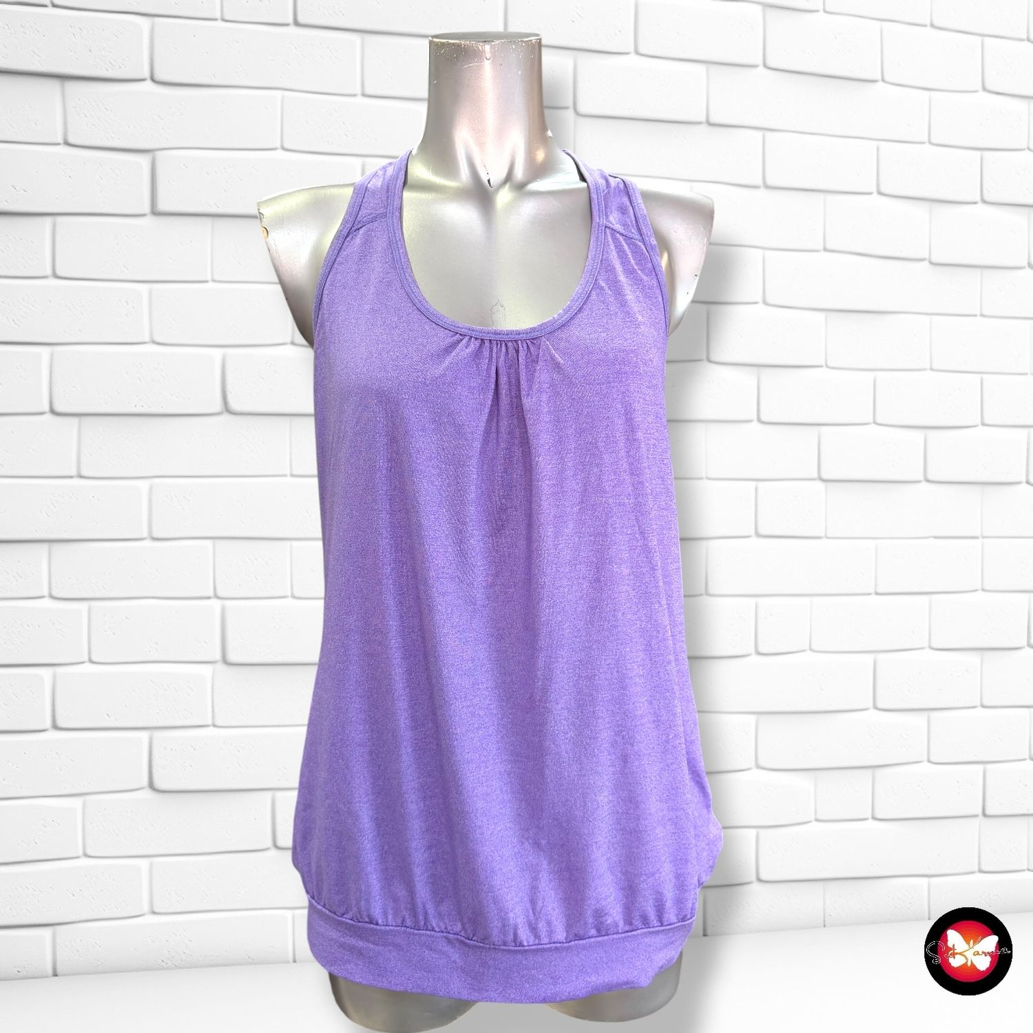 Camiseta deportiva H&amp;M color Violeta Talla M