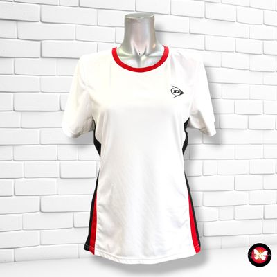 Camiseta deportiva DUNLOP color Blanco, rojo y negro Talla M