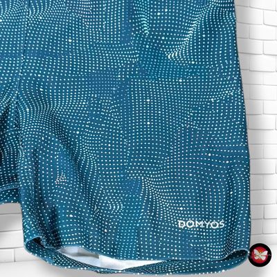 Mallas deportivas cortas DOMYOS color Petróleo Talla L