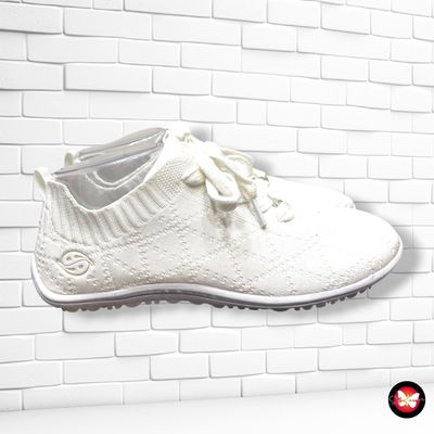 Zapatillas de punto color Blanco Talla Calzado 37