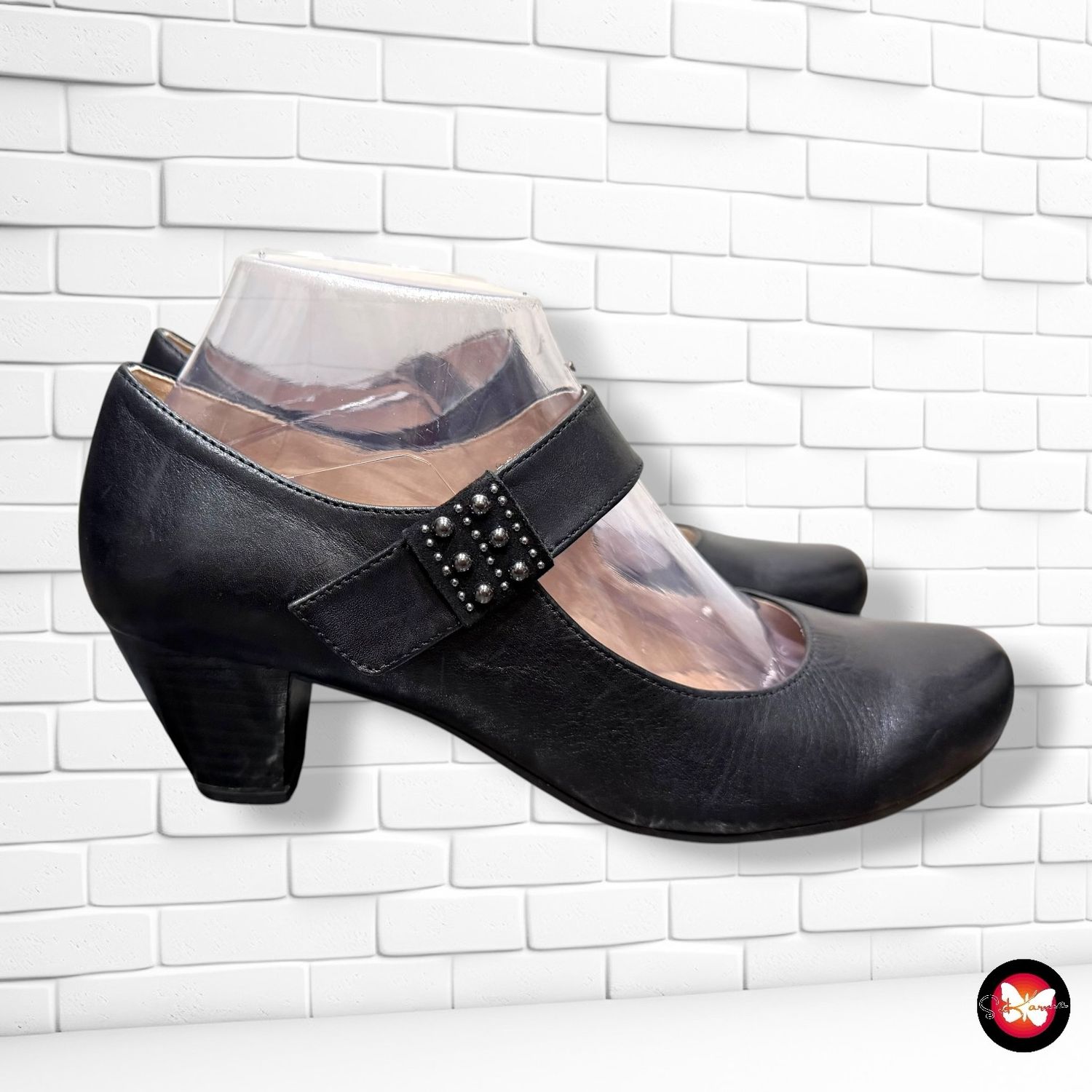 Zapatos de piel CAPRICE color Negro Talla Calzado 37,5 (4,5UK)