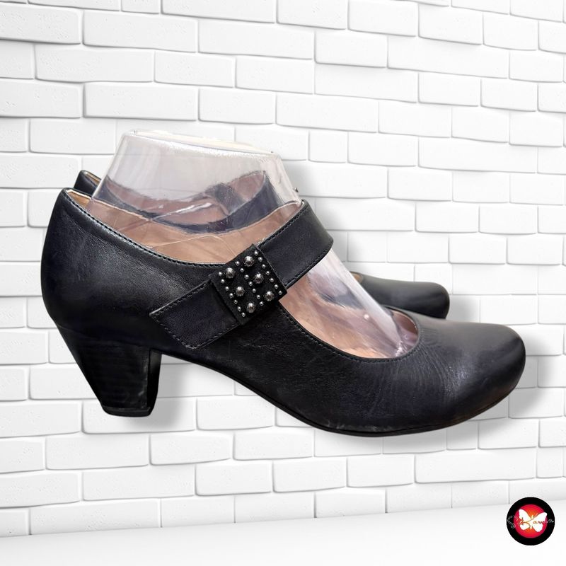 Zapatos de piel CAPRICE color Negro Talla Calzado 37,5 (4,5UK)