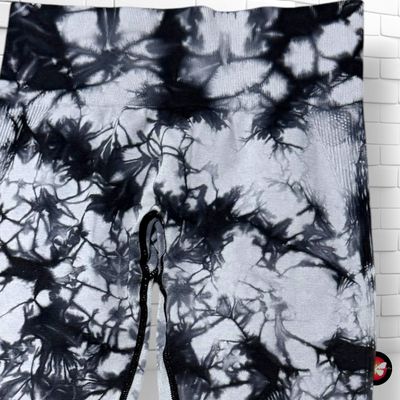 **HOY** Mallas deportivas de microfibra tie-dye color Gris y negro Talla S