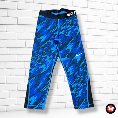 **HOY** Mallas deportivas piratas NIKE color Azul y negro Talla S