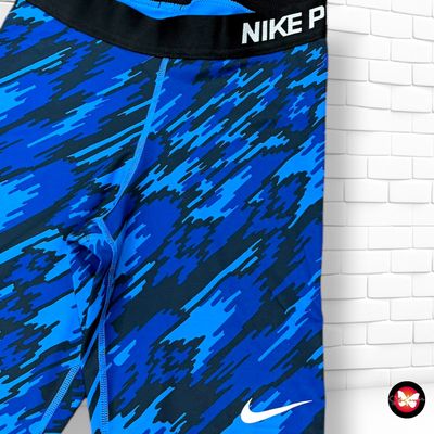 **HOY** Mallas deportivas piratas NIKE color Azul y negro Talla S