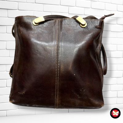 **HOY** Mochila de piel color Marrón Talla MEDIANO