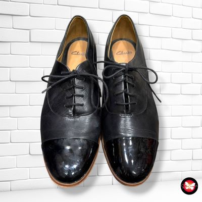 **HOY** Zapatos de piel oxford CLARKS color Negro Talla Calzado 39 (6UK)