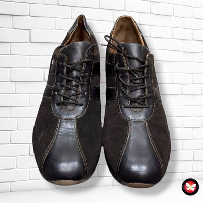**HOY** Zapatillas de ante y piel TCM color Marrón Talla Calzado 40