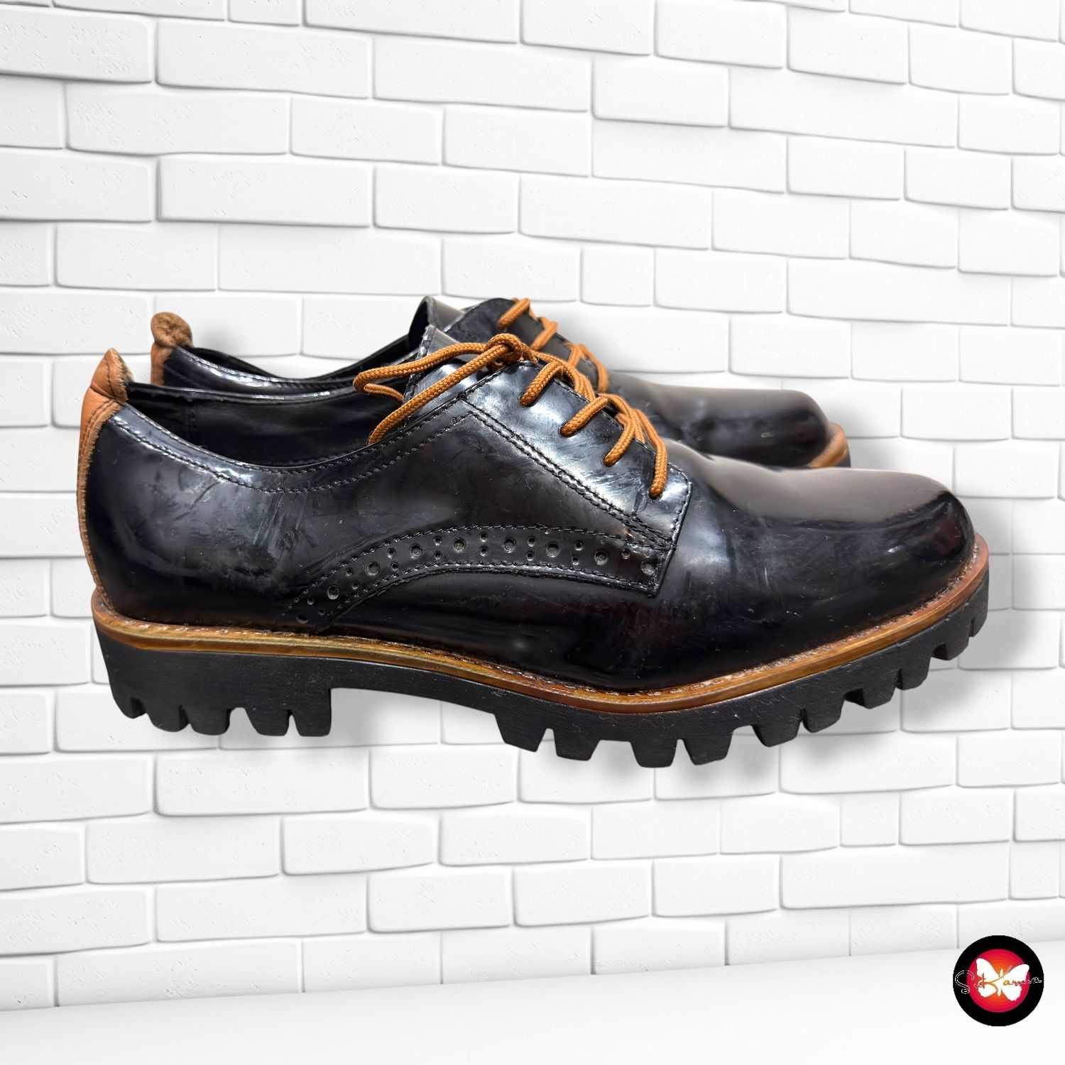 Zapatos oxford LEONE color Negro Talla Calzado 39