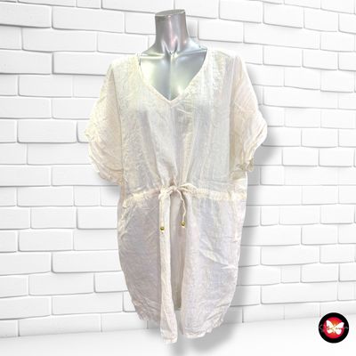 **HOY** Blusa playera JANINA color Beige y dorado Talla L