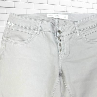 **HOY** Pantalón vaquero pirata SLIM FIT Q/S color Gris Talla L/XL