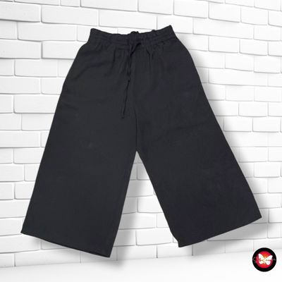**HOY** Pantalón sueltito ancho de pierna STRADIVARIUS color Negro Talla S