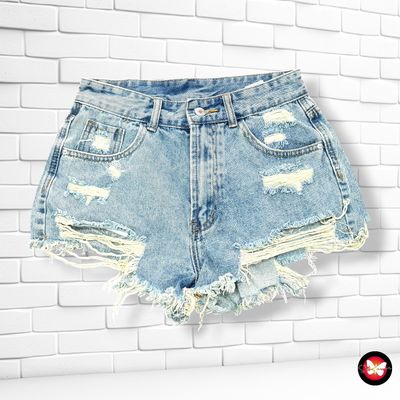 **HOY** Short SHEIN color Azul vaquero Talla M (W28) (pequeña)