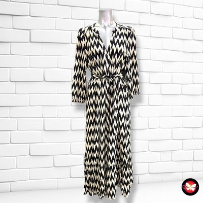 **HOY** Vestido largo camisero GARCÍA JEANS color Beige y negro Talla L (grande)