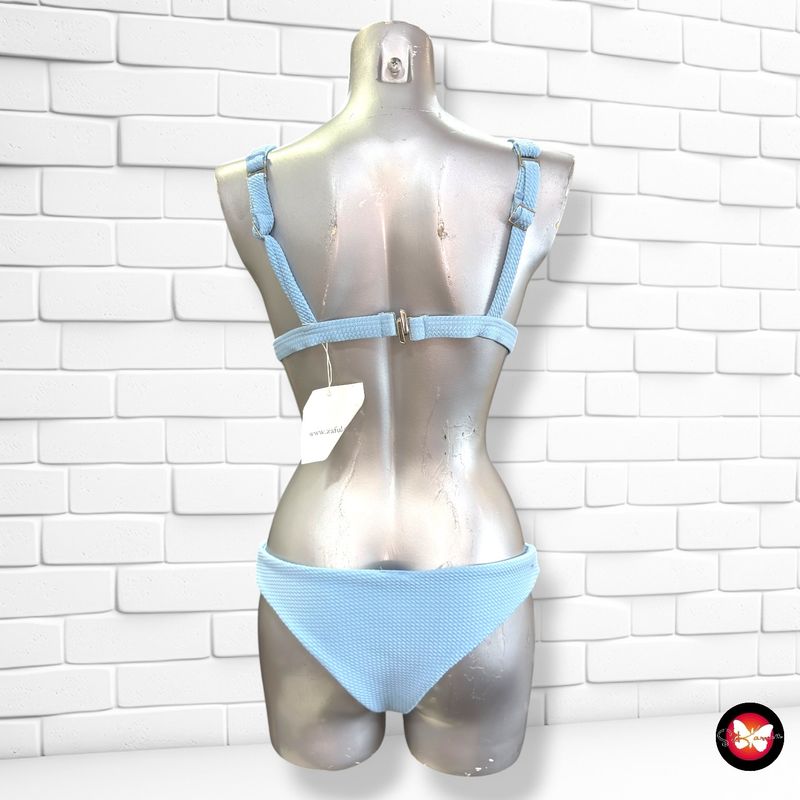 Bikini ZAFUL color Celeste Talla L (muy pequeña)