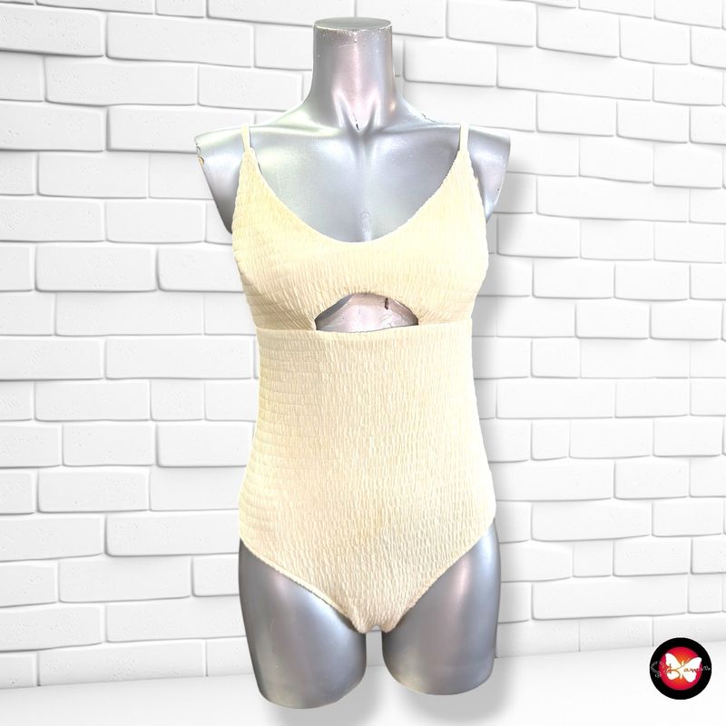 Bañador entero  color Crema Talla S/M