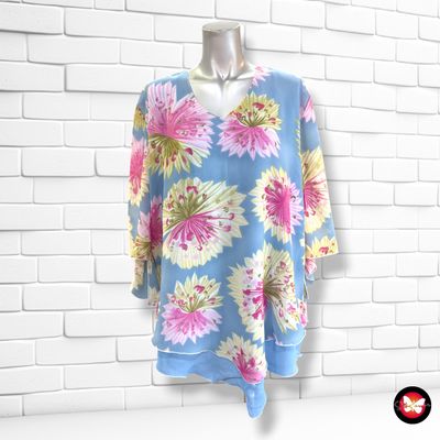 **HOY** Blusa de flores color Varios Talla XXL