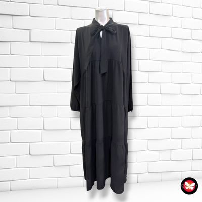 **HOY** Vestido largo con lazada color Negro Talla ÚNICA GRANDE